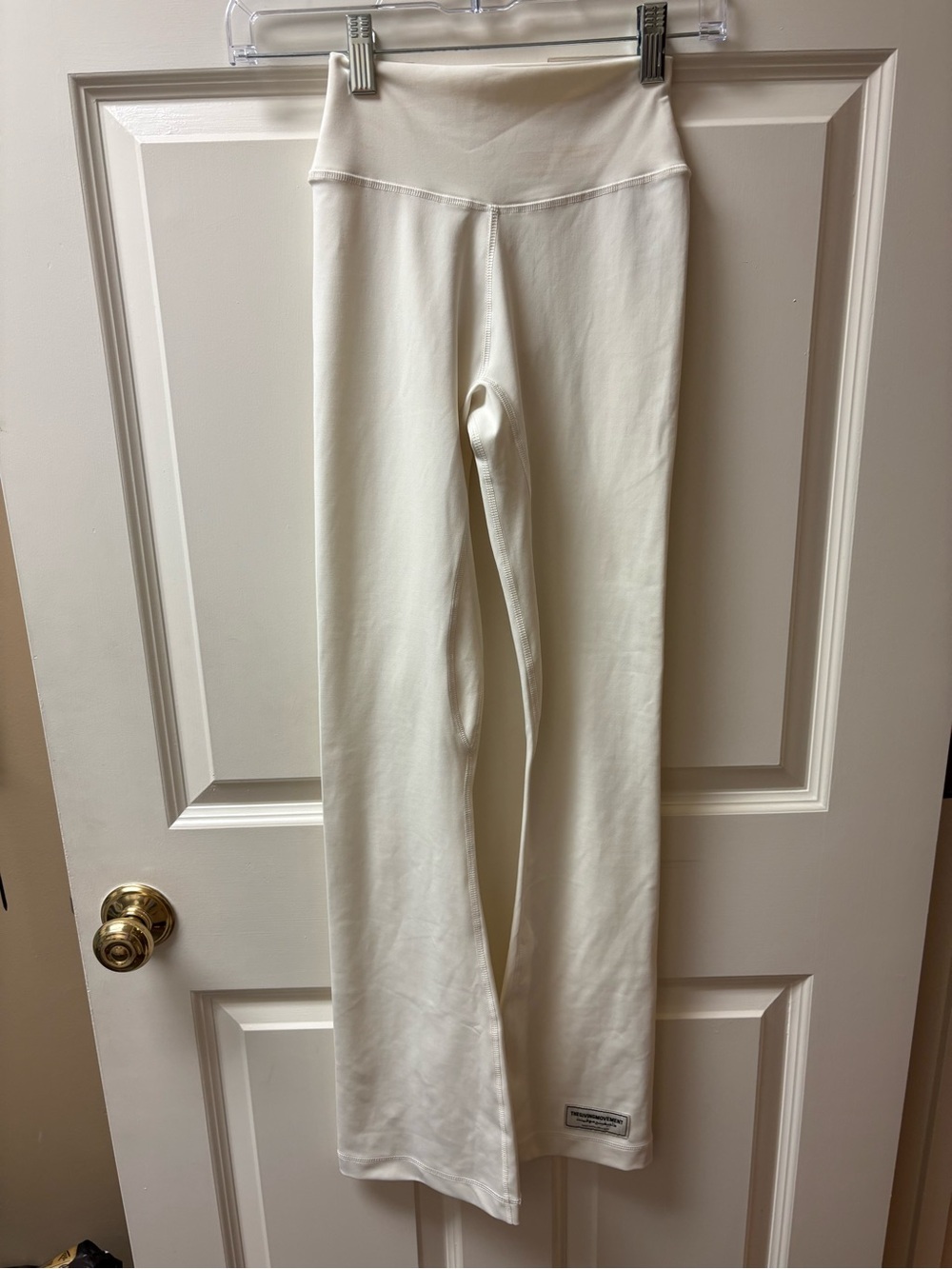 The Giving Movement Cream Flare Leggings